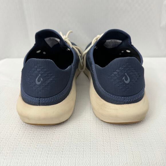 OluKai Kaholo Shoes Mens Size 12 Sneaker Navy Blue Casual Collapsible Heel main image 9